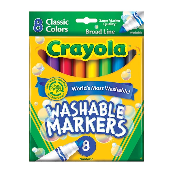 Crayola Marker Classic Washable 58-7808